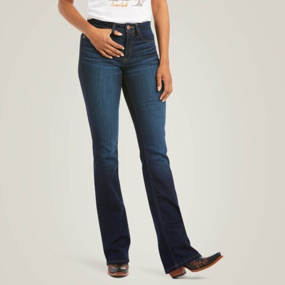 ARIAT brand new 27S R.E.A.L. High Rise Ballary Boot Cut Jean Pennsylvania - Picture 1 of 5